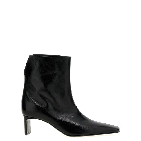 Khaite Shoes - Khaite Black Calfskin Ankle Women's Boots